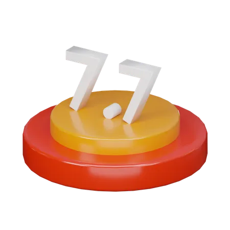 Promoción 7.7  3D Icon