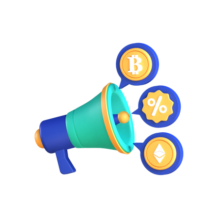 Promoción bitcoin  3D Icon