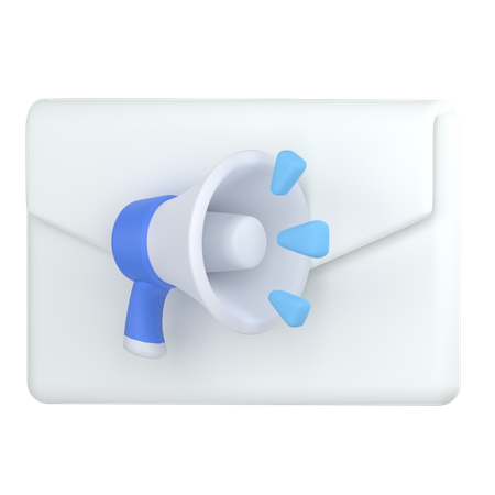 Correo de promoción  3D Icon