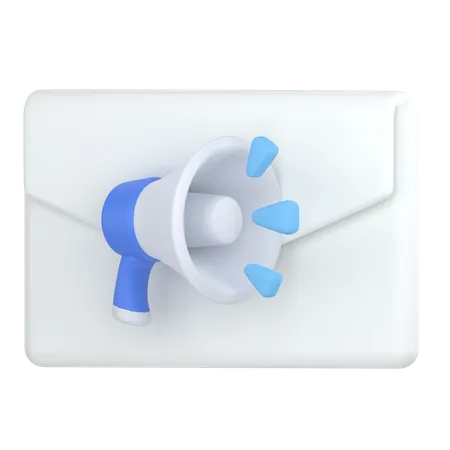 Correo de promoción  3D Icon