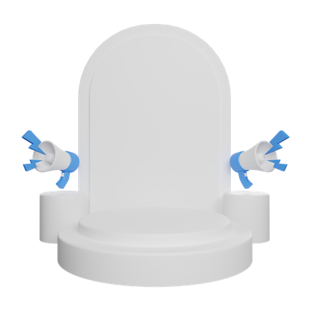Promoción del podio de Ramadán  3D Icon