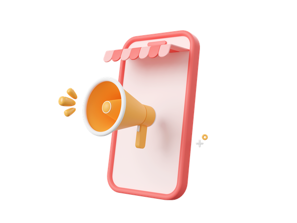 Promoción en línea  3D Icon