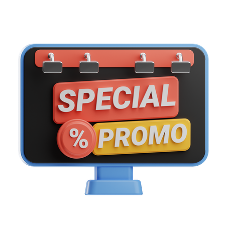 Promoción especial  3D Icon