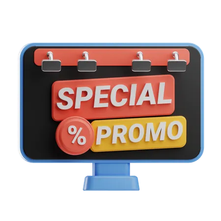 Promoción especial  3D Icon