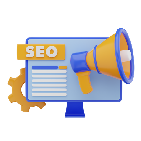 Promoción SEO  3D Icon