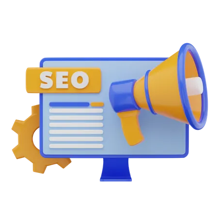 Promoción SEO  3D Icon