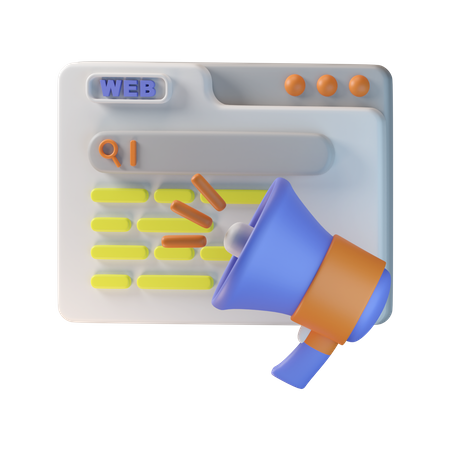 Promoción web  3D Icon
