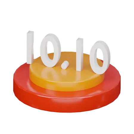 Promotion 10.10  3D Icon