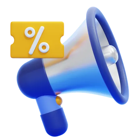 Promotion  3D Icon