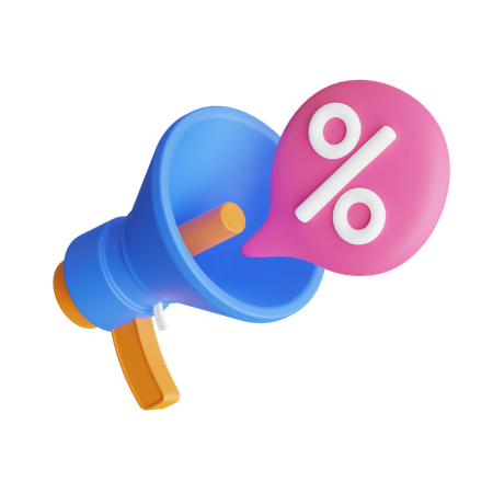 Promotion  3D Icon