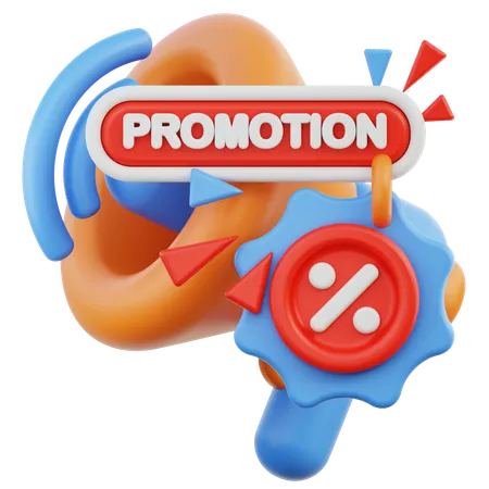 Promotion  3D Icon