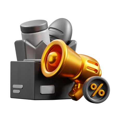 Promotion  3D Icon