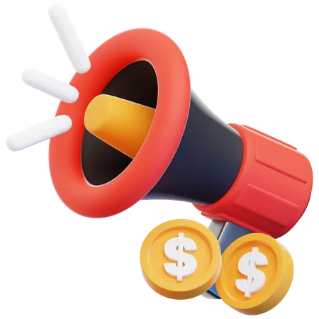 Promotion  3D Icon