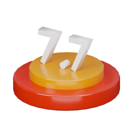 Promotion 7.7  3D Icon