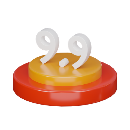 Promotion 9.9  3D Icon