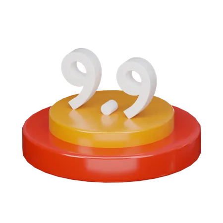 Promotion 9.9  3D Icon