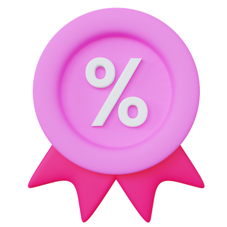 Promotion Badge  3D Icon