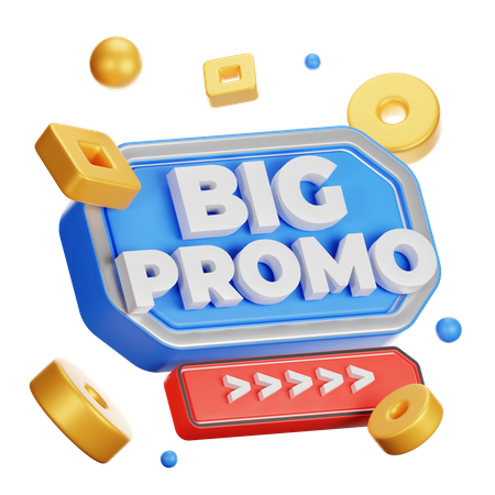 Promotion Banner  3D Icon