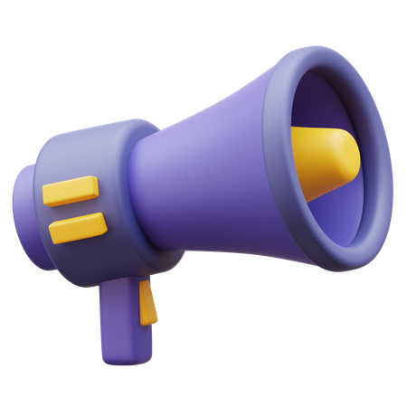 Promotion du mégaphone  3D Icon