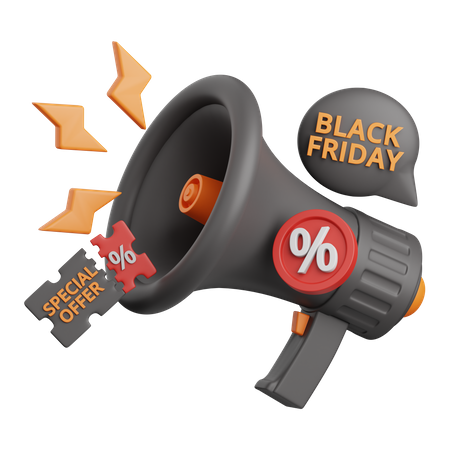 Promotion du mégaphone  3D Icon