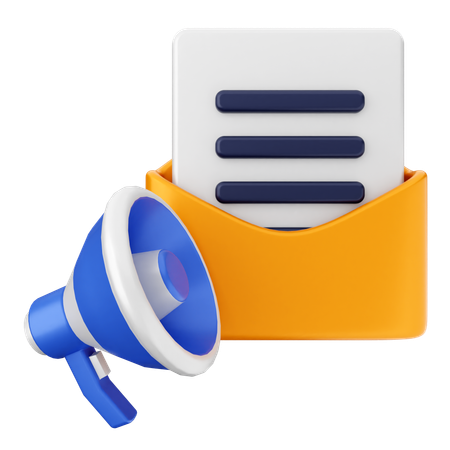 Promotion Email Message  3D Icon