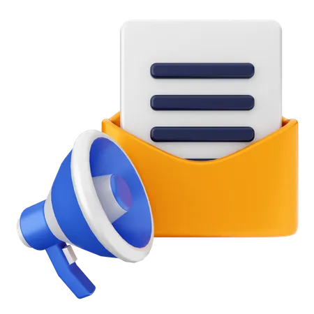 Promotion Email Message  3D Icon