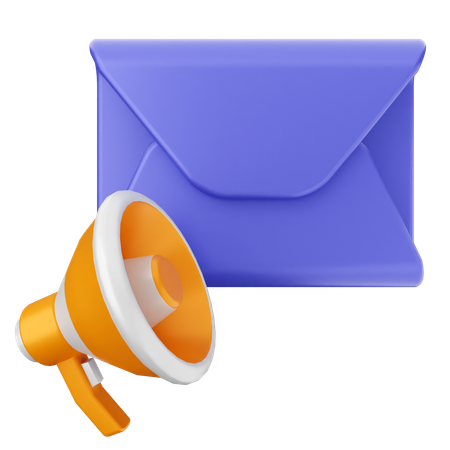 Promotion Email Message  3D Icon