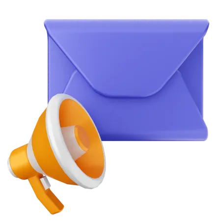 Promotion Email Message  3D Icon