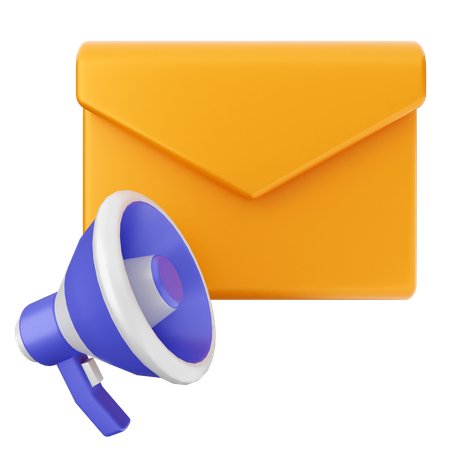 Promotion Email Message  3D Icon