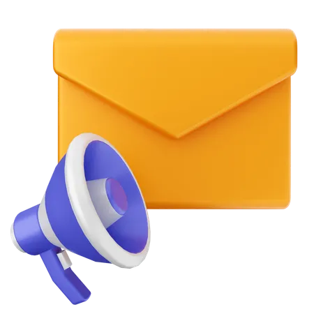 Promotion Email Message  3D Icon