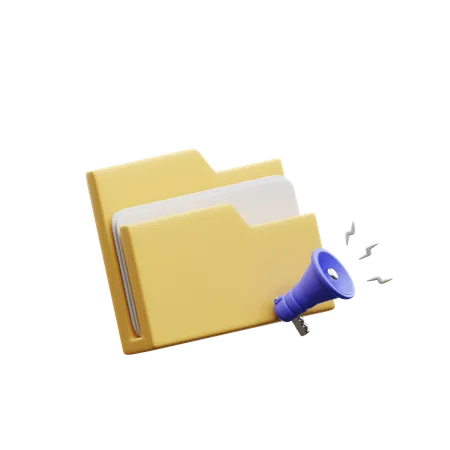 Promotion Folder  3D Icon