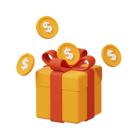 Promotion Gift Box  3D Icon