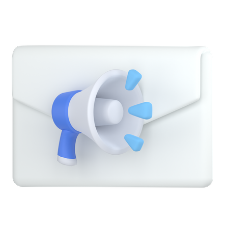 Promotion mail  3D Icon