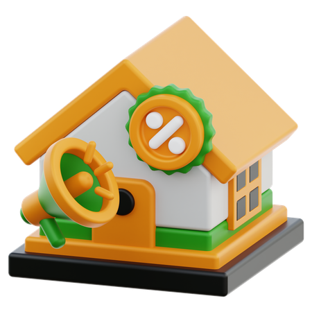 Promotion de la maison  3D Icon