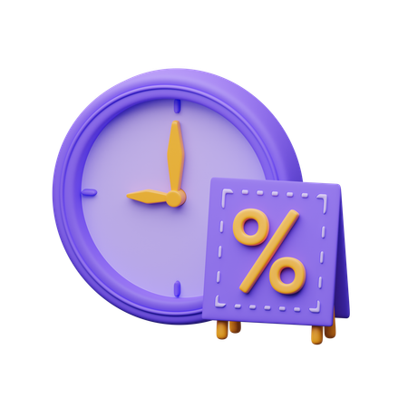 Temps de promotion  3D Icon