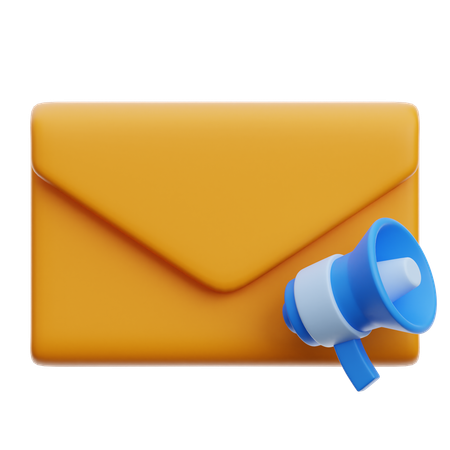 Promotions Email  3D Icon