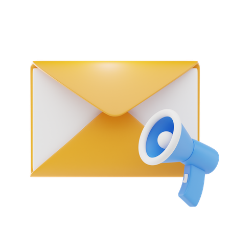 Promotions Email  3D Icon