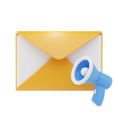 Promotions Email  3D Icon