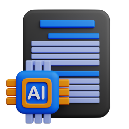 Prompt AI  3D Icon