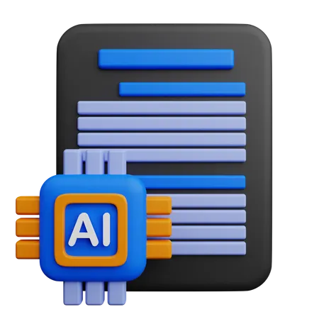 Prompt AI  3D Icon