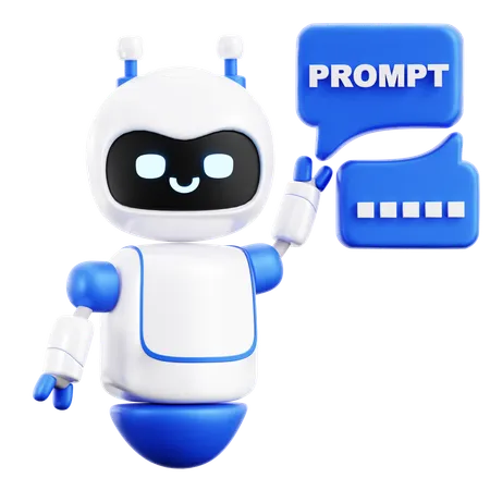 Prompt Chat  3D Icon