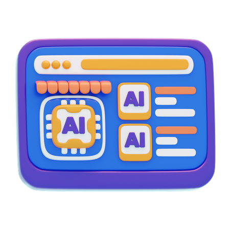Prompt Marketplace  3D Icon