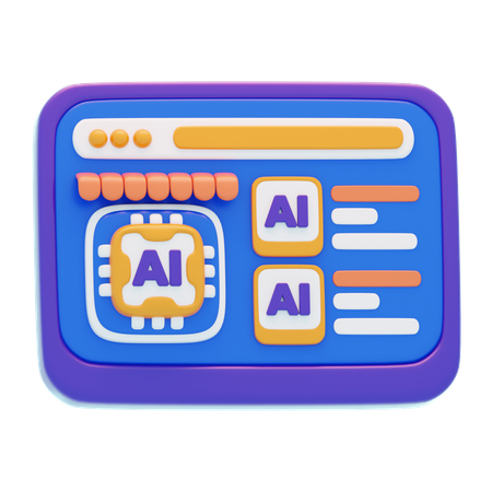 Prompt Marketplace  3D Icon