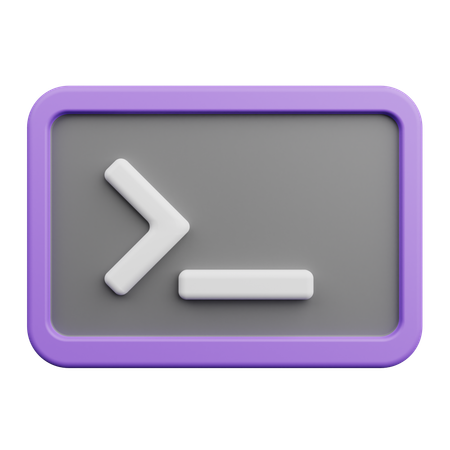 Promt Input  3D Icon
