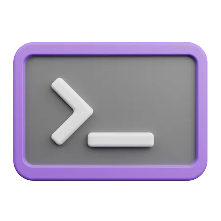 Promt Input  3D Icon
