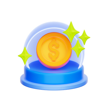 Pronóstico económico  3D Icon