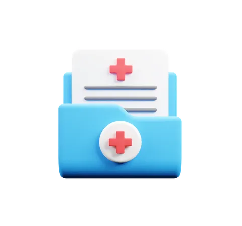 Registo médico  3D Icon