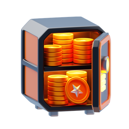 지분 증명 POS  3D Icon