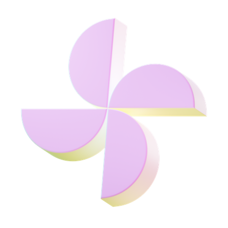 Propeller Abstract Shape  3D Icon