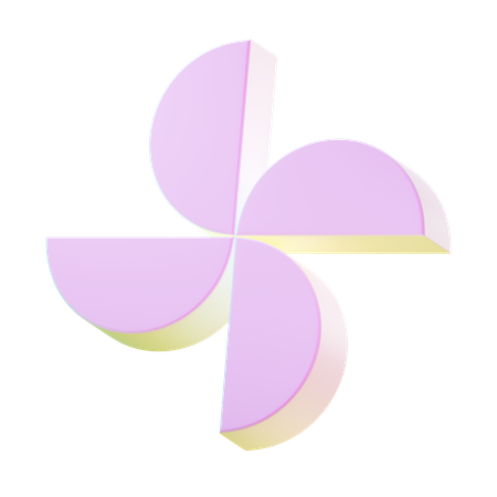 Propeller Abstract Shape  3D Icon